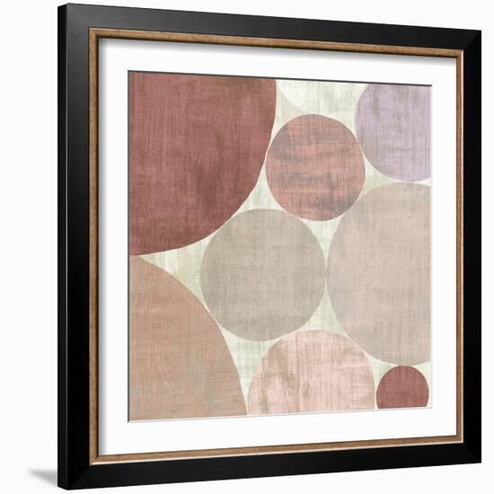 Circulation II v2 Blush-Michael Mullan-Framed Art Print