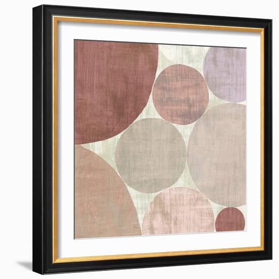 Circulation II v2 Blush-Michael Mullan-Framed Art Print