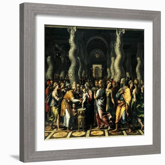 Circumcision, 1521-1522-Giulio Romano-Framed Giclee Print