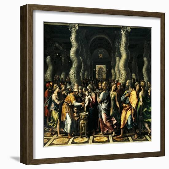 Circumcision, 1521-1522-Giulio Romano-Framed Giclee Print