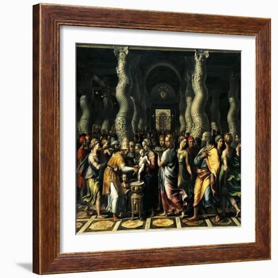 Circumcision, 1521-1522-Giulio Romano-Framed Giclee Print