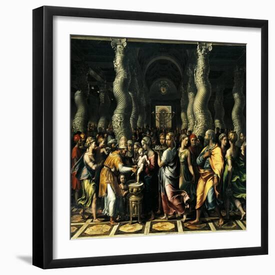 Circumcision, 1521-1522-Giulio Romano-Framed Giclee Print