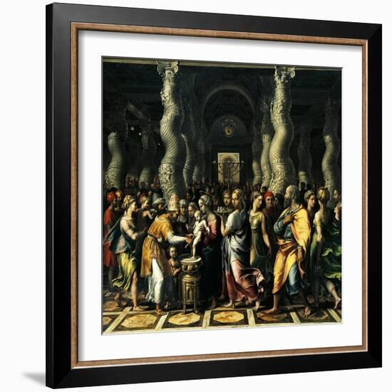 Circumcision, 1521-1522-Giulio Romano-Framed Giclee Print