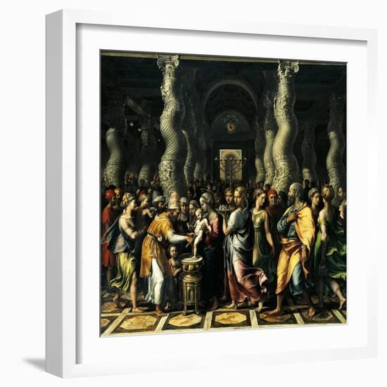 Circumcision, 1521-1522-Giulio Romano-Framed Giclee Print