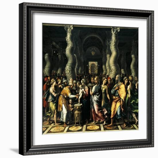 Circumcision, 1521-1522-Giulio Romano-Framed Giclee Print