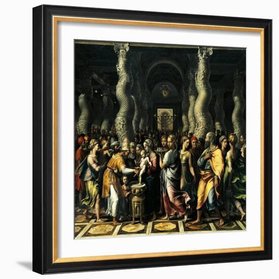 Circumcision, 1521-1522-Giulio Romano-Framed Giclee Print