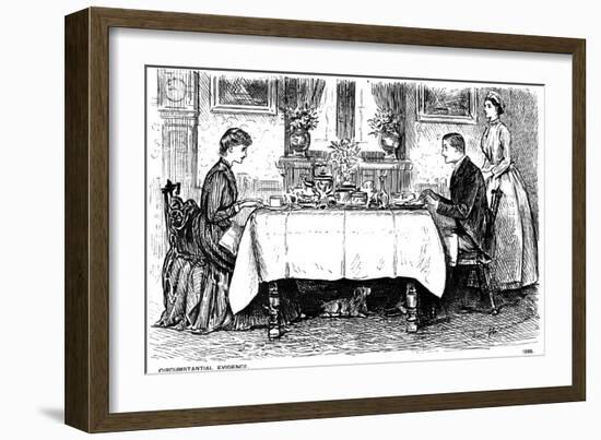 Circumstantial Evidence, 1886-George Du Maurier-Framed Giclee Print