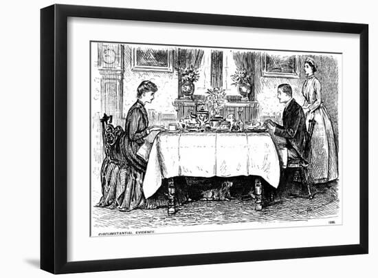 Circumstantial Evidence, 1886-George Du Maurier-Framed Giclee Print