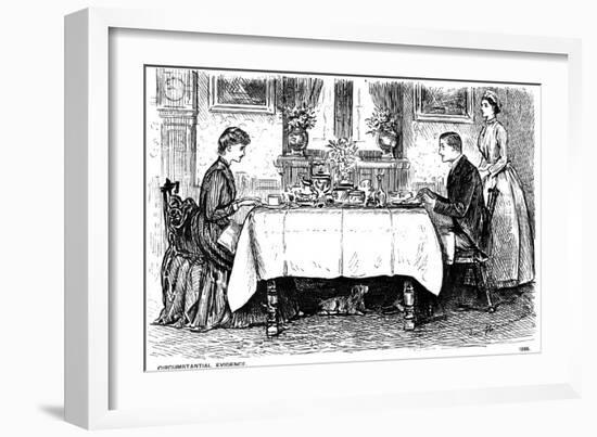 Circumstantial Evidence, 1886-George Du Maurier-Framed Giclee Print