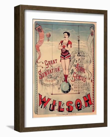 Circus 1889-Vintage Lavoie-Framed Giclee Print