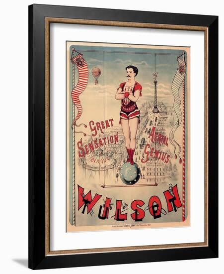 Circus 1889-Vintage Lavoie-Framed Giclee Print