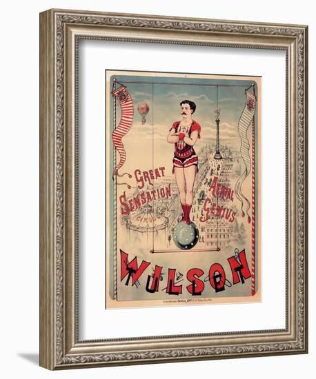 Circus 1889-Vintage Lavoie-Framed Giclee Print