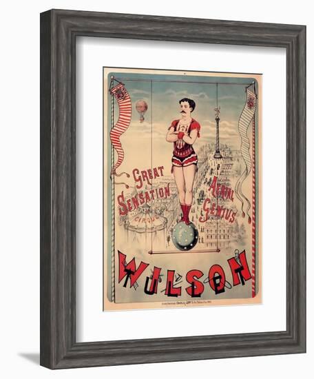 Circus 1889-Vintage Lavoie-Framed Giclee Print