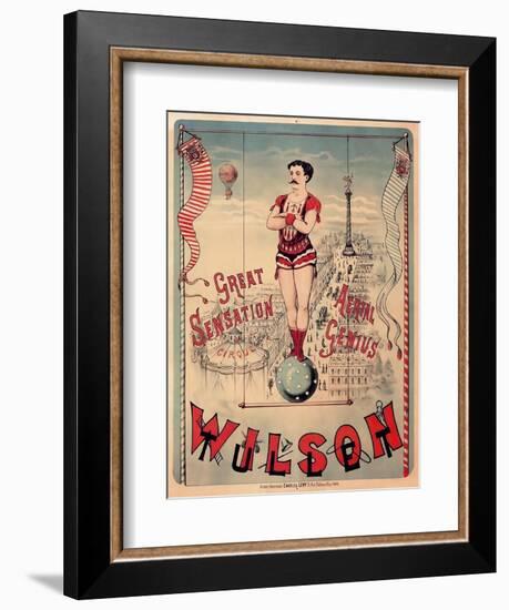 Circus 1889-Vintage Lavoie-Framed Giclee Print