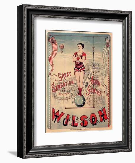 Circus 1889-Vintage Lavoie-Framed Giclee Print