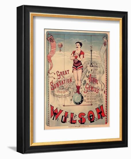 Circus 1889-Vintage Lavoie-Framed Giclee Print