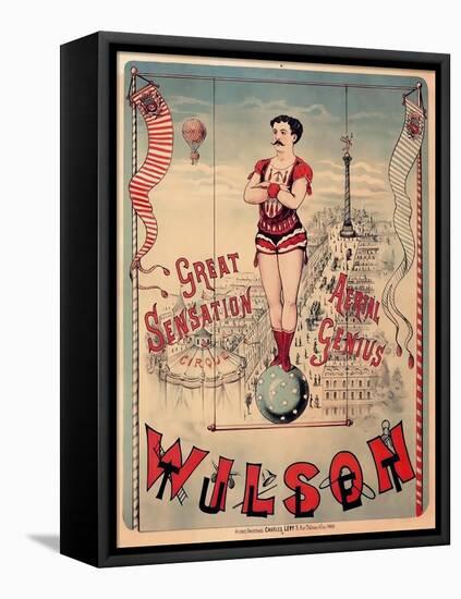 Circus 1889-Vintage Lavoie-Framed Premier Image Canvas