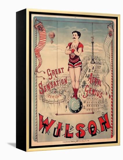 Circus 1889-Vintage Lavoie-Framed Premier Image Canvas