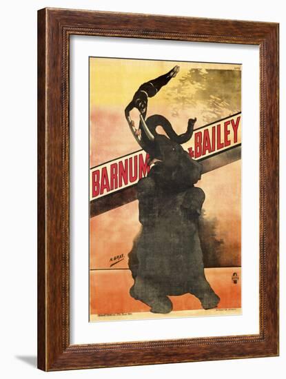 Circus 1902-Vintage Lavoie-Framed Giclee Print