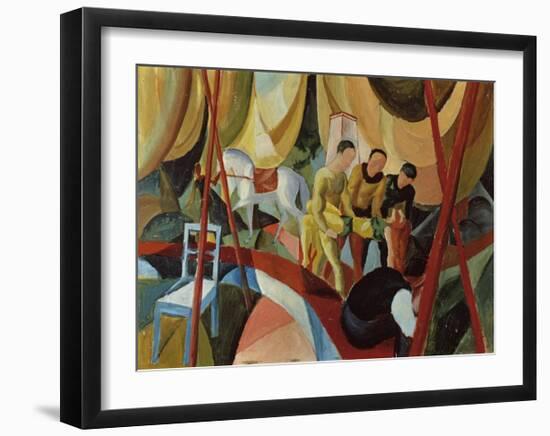 Circus 1913-Auguste Macke-Framed Giclee Print