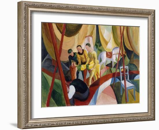 Circus. 1913-August Macke-Framed Giclee Print