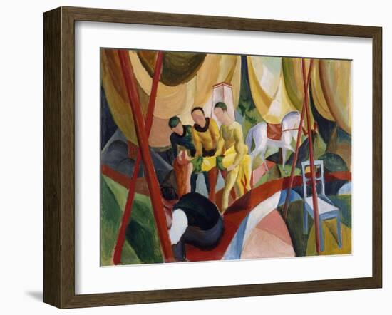 Circus. 1913-August Macke-Framed Giclee Print