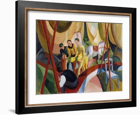 Circus. 1913-August Macke-Framed Giclee Print