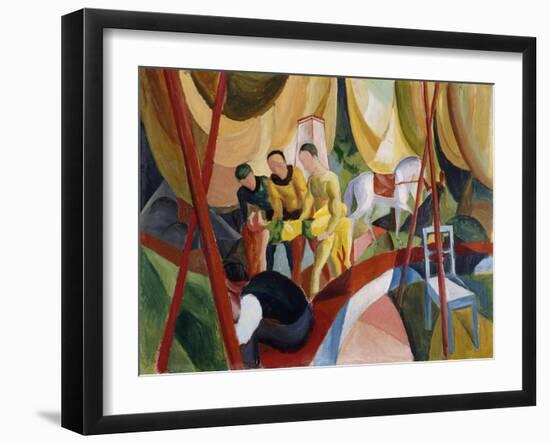 Circus. 1913-August Macke-Framed Giclee Print