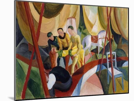 Circus. 1913-August Macke-Mounted Giclee Print