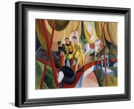 Circus. 1913-August Macke-Framed Giclee Print