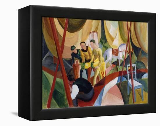 Circus. 1913-August Macke-Framed Premier Image Canvas