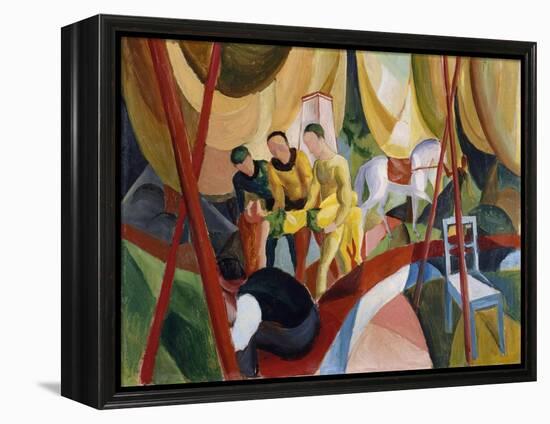 Circus. 1913-August Macke-Framed Premier Image Canvas