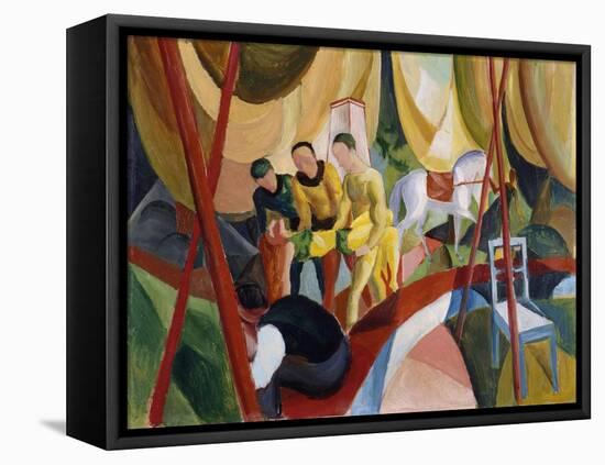 Circus. 1913-August Macke-Framed Premier Image Canvas