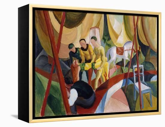 Circus. 1913-August Macke-Framed Premier Image Canvas