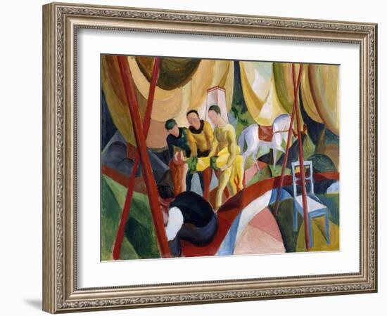 Circus, 1913-August Macke-Framed Giclee Print