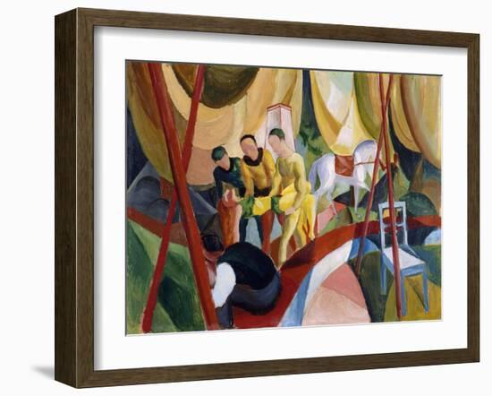 Circus, 1913-August Macke-Framed Giclee Print