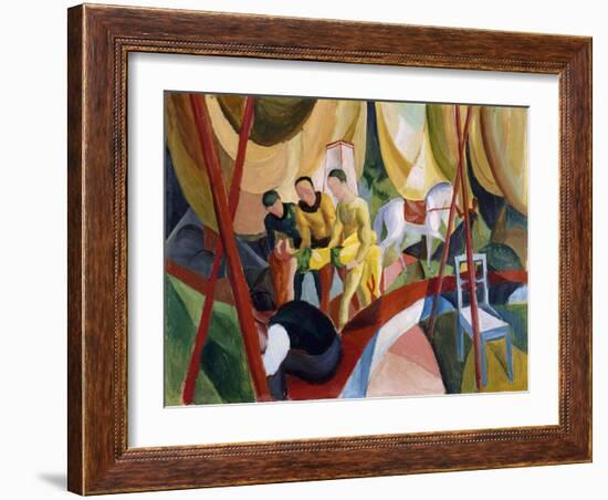 Circus, 1913-August Macke-Framed Giclee Print