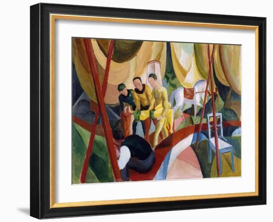 Circus, 1913-August Macke-Framed Giclee Print