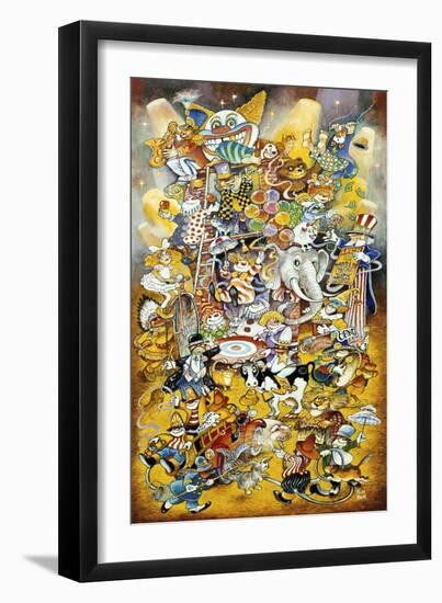 Circus 2-Bill Bell-Framed Giclee Print