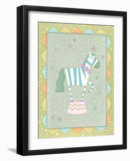 Circus 3 Zebra-Viv Eisner-Framed Art Print