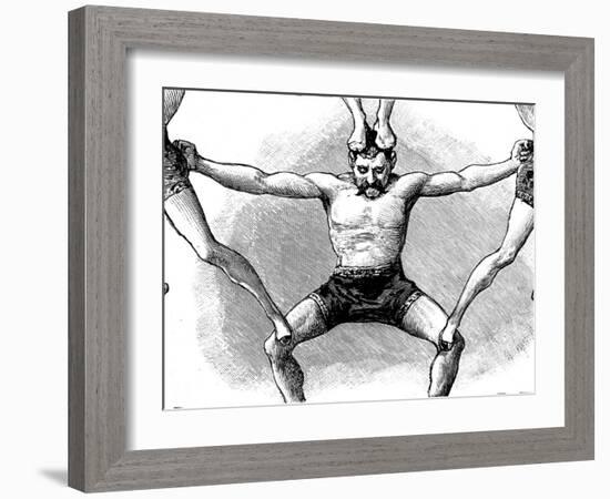 Circus Acrobat, 1888-null-Framed Photographic Print