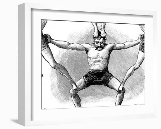 Circus Acrobat, 1888-null-Framed Photographic Print