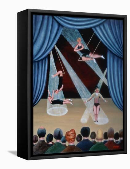 Circus Acrobats-Jerzy Marek-Framed Premier Image Canvas