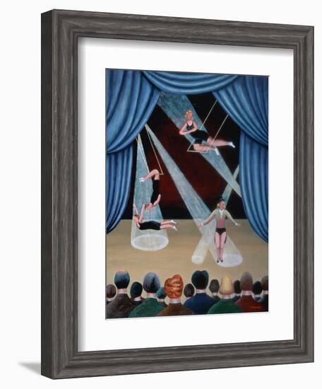 Circus Acrobats-Jerzy Marek-Framed Giclee Print