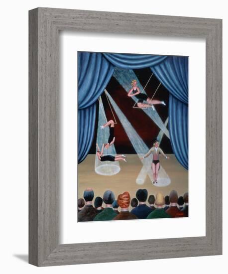 Circus Acrobats-Jerzy Marek-Framed Giclee Print