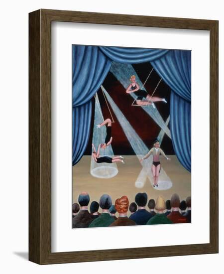 Circus Acrobats-Jerzy Marek-Framed Giclee Print