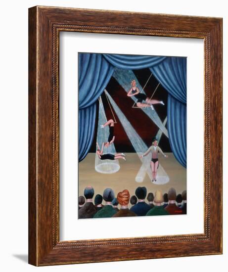 Circus Acrobats-Jerzy Marek-Framed Giclee Print