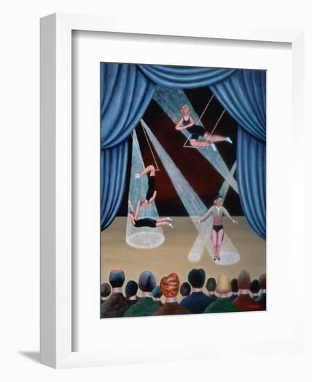 Circus Acrobats-Jerzy Marek-Framed Giclee Print