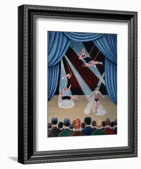 Circus Acrobats-Jerzy Marek-Framed Giclee Print