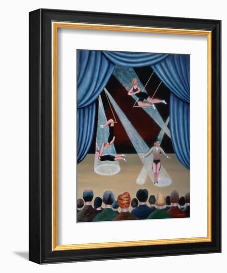 Circus Acrobats-Jerzy Marek-Framed Giclee Print